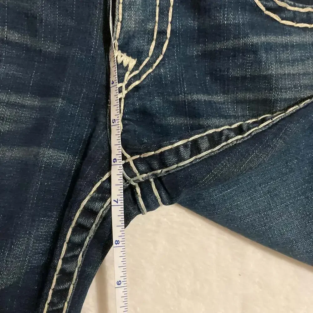 True Religion Billy Joey Super T Thick Thread Jeans Size 28 Made in USA